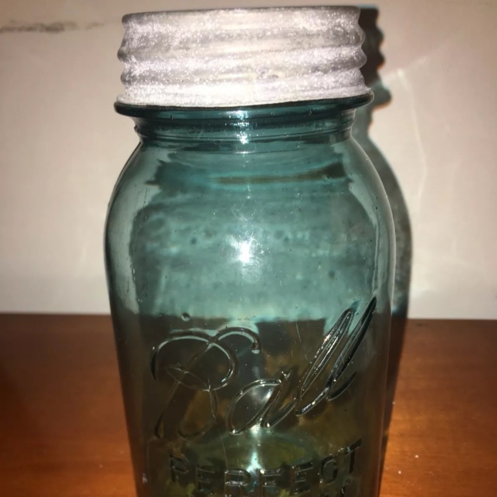 Ball Perfect Mason Jar Antique Blue ( quart)